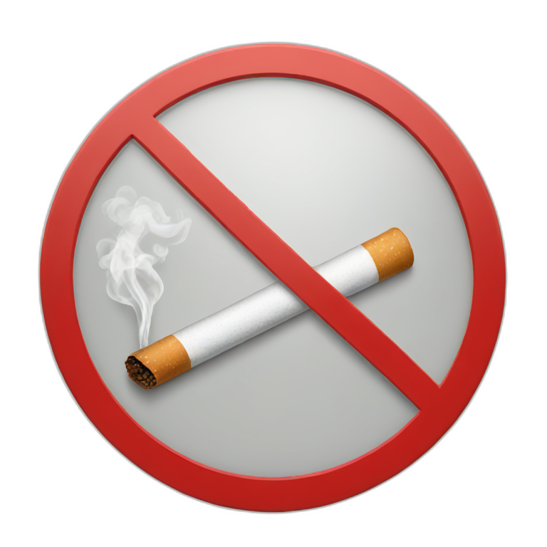 "No Smoking" sign. emoji