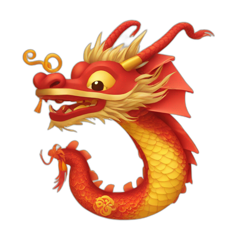 Chinese new year-dragon emoji