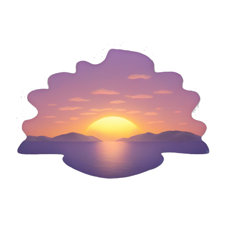 sunrise  emoji