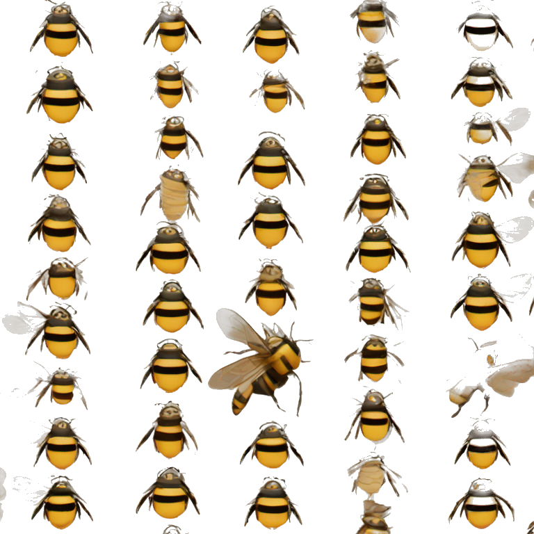 Bees around Medium skin tone nun wearing spike Lee glasses emoji