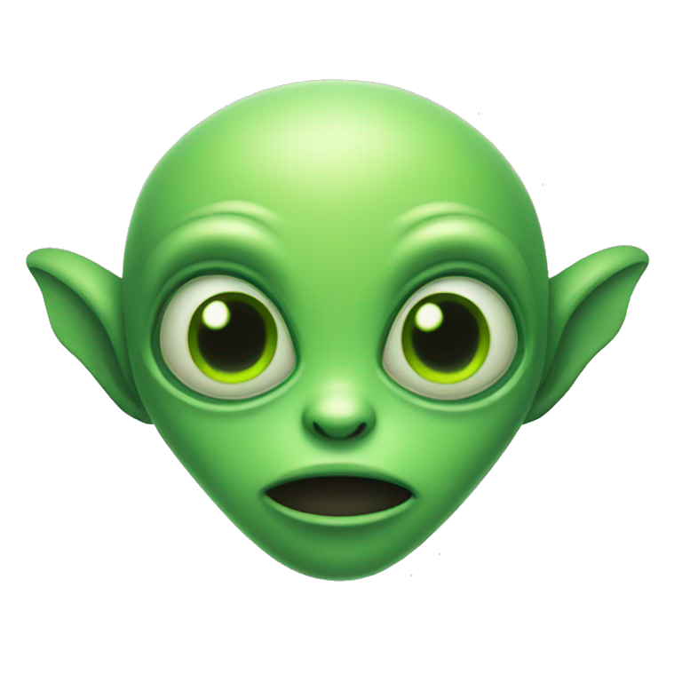 green alien emoji