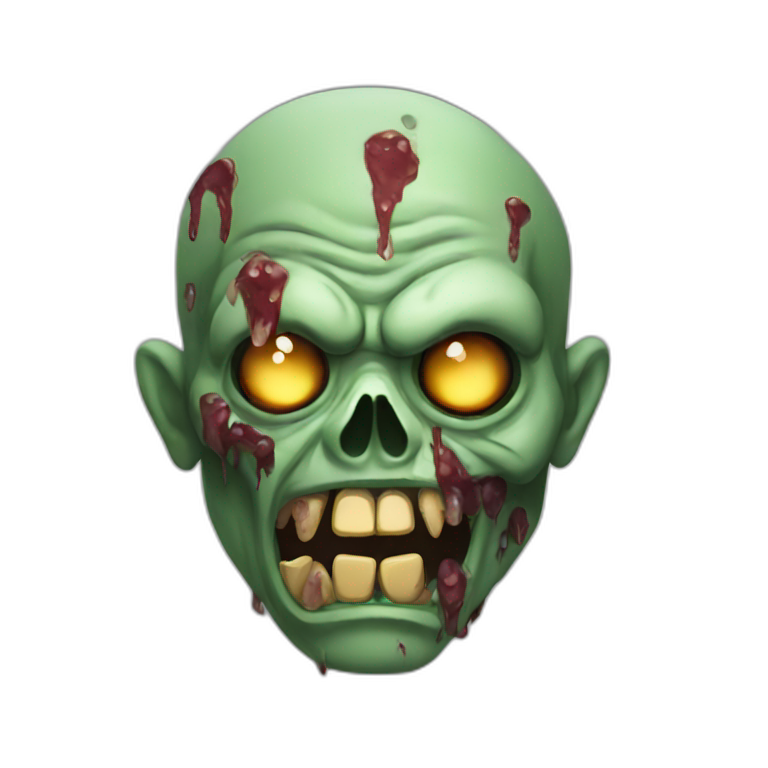 cool fantasy zombie emoticon emoji