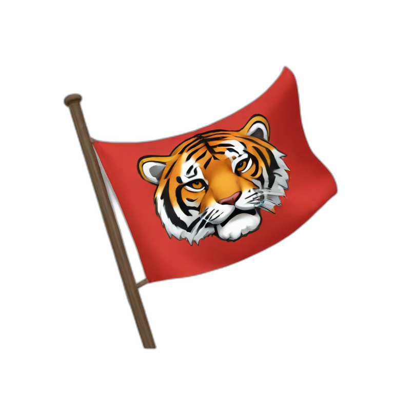 red tigers flag emoji