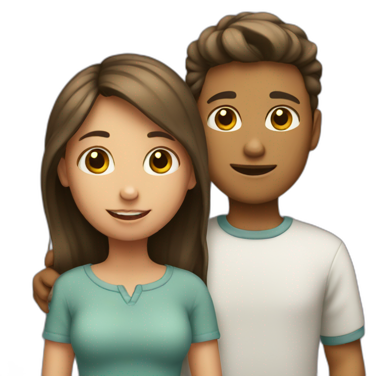 a boy and a girl emoji