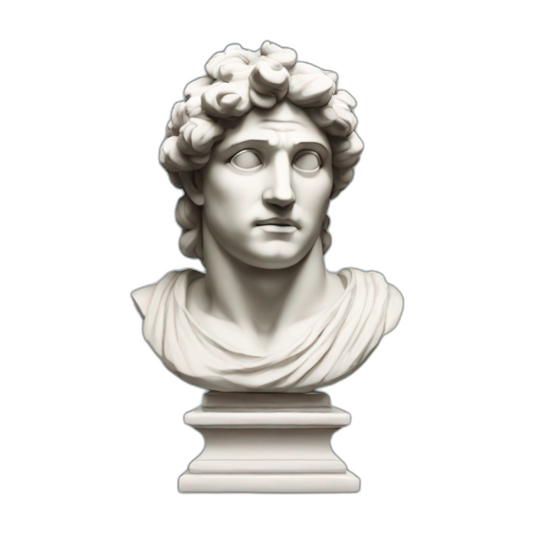 Ancient Greek statue of David emoji