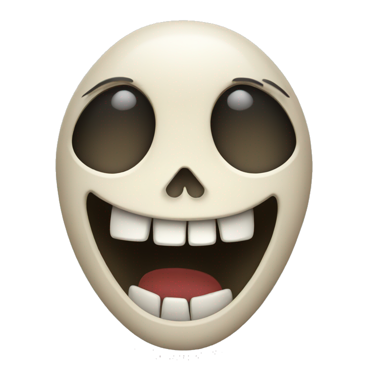 skullface laugh crying emoji