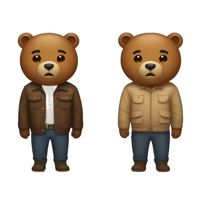 Bear And Man emoji