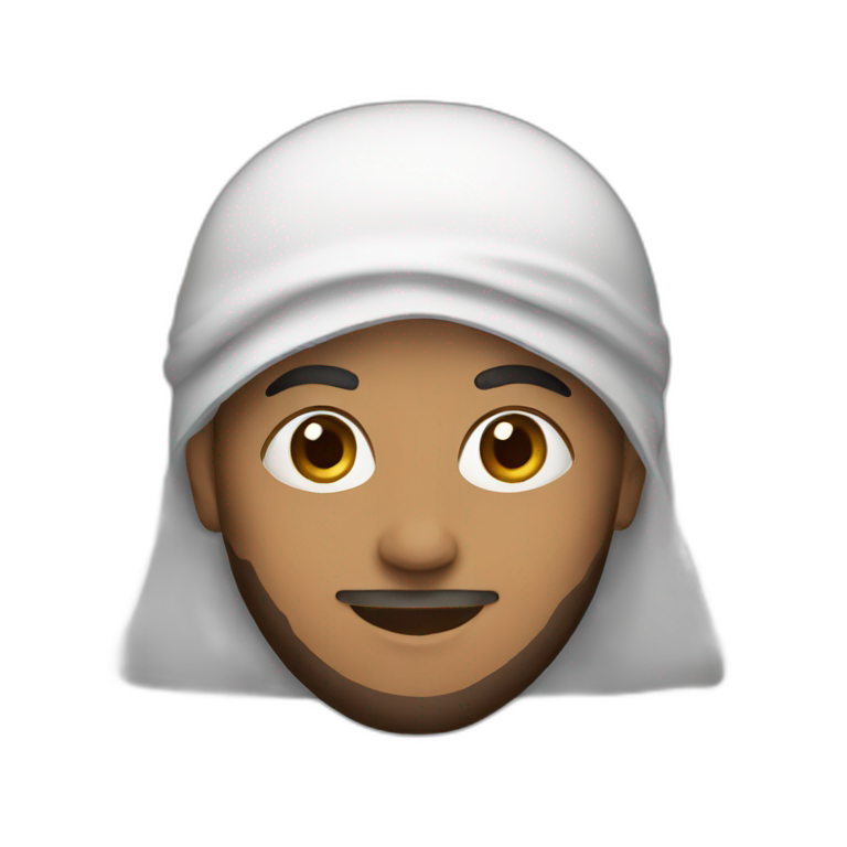 A Muslim student emoji