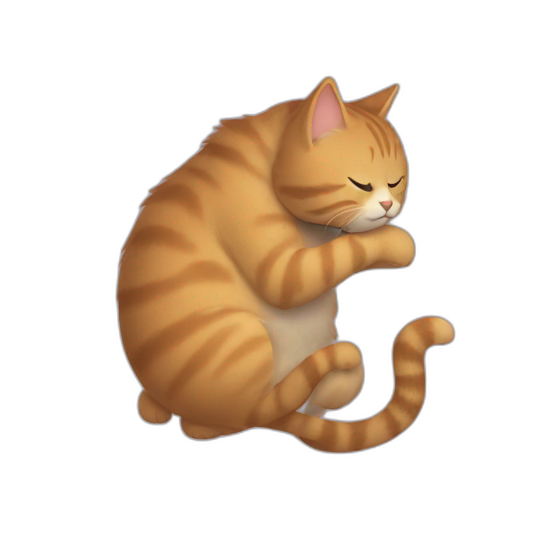 cat-hugging-a-giant-saussag emoji