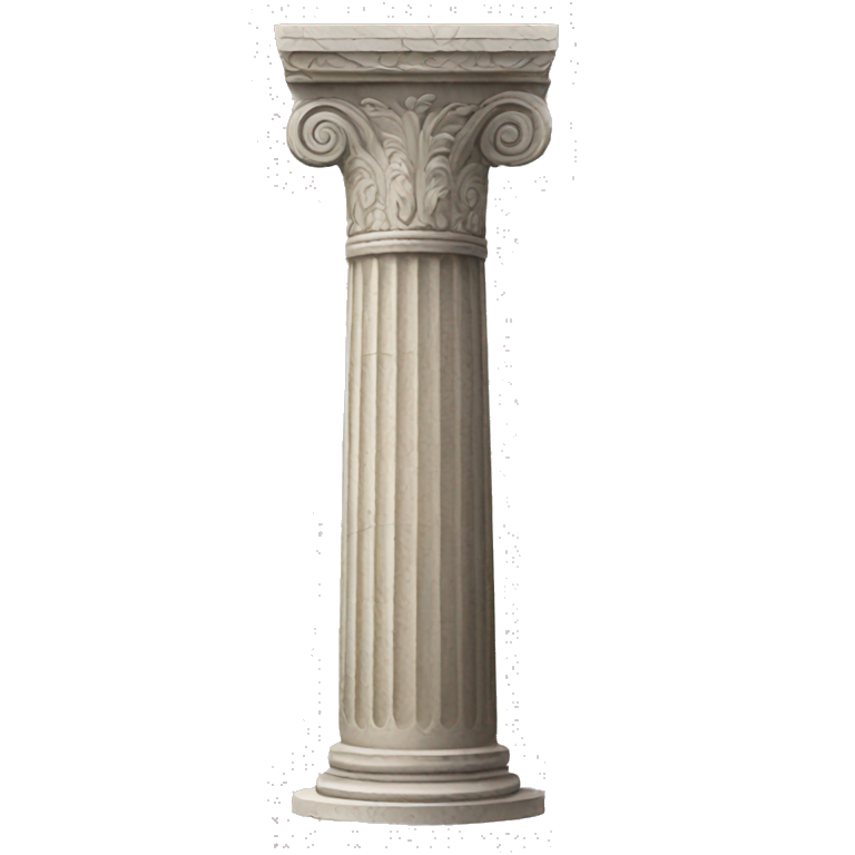 ancient greek column detailed emoji