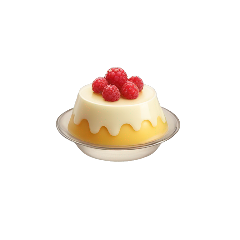 panna cotta flan emoji