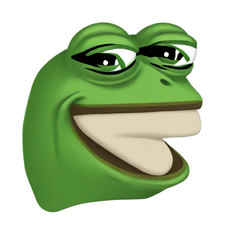 pepe frog shh emoji