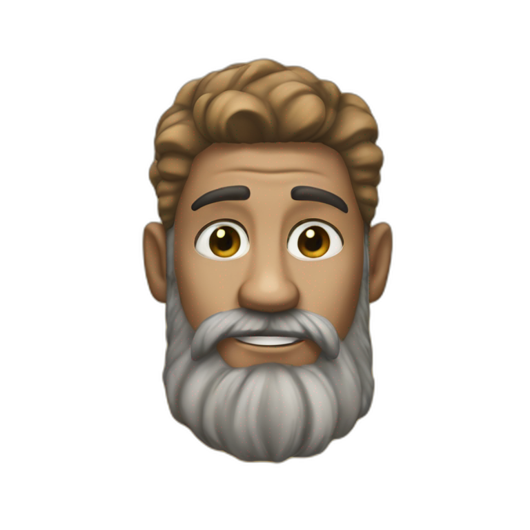 bearded boy in dougi emoji