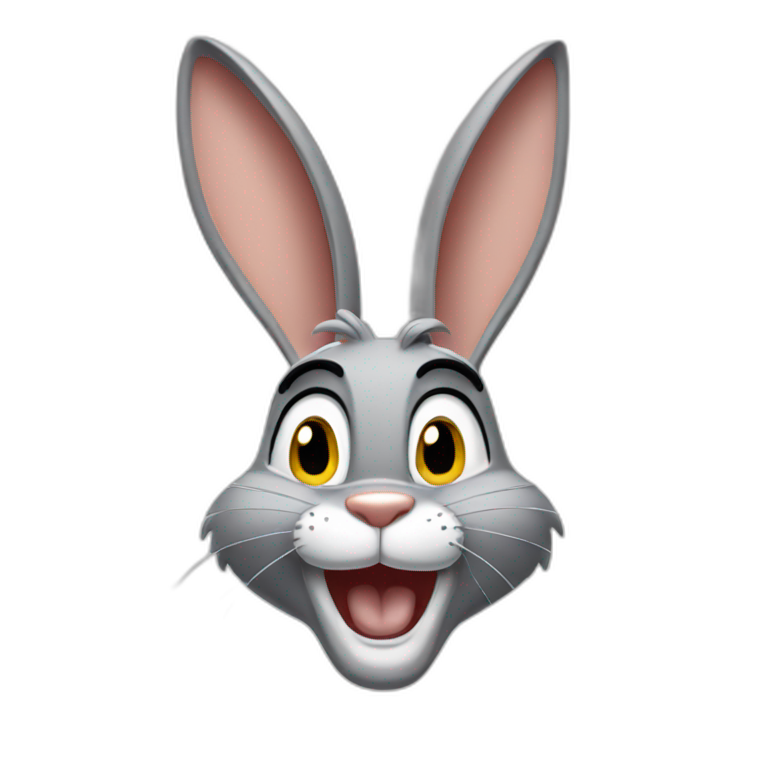 Bugs bunny emoji