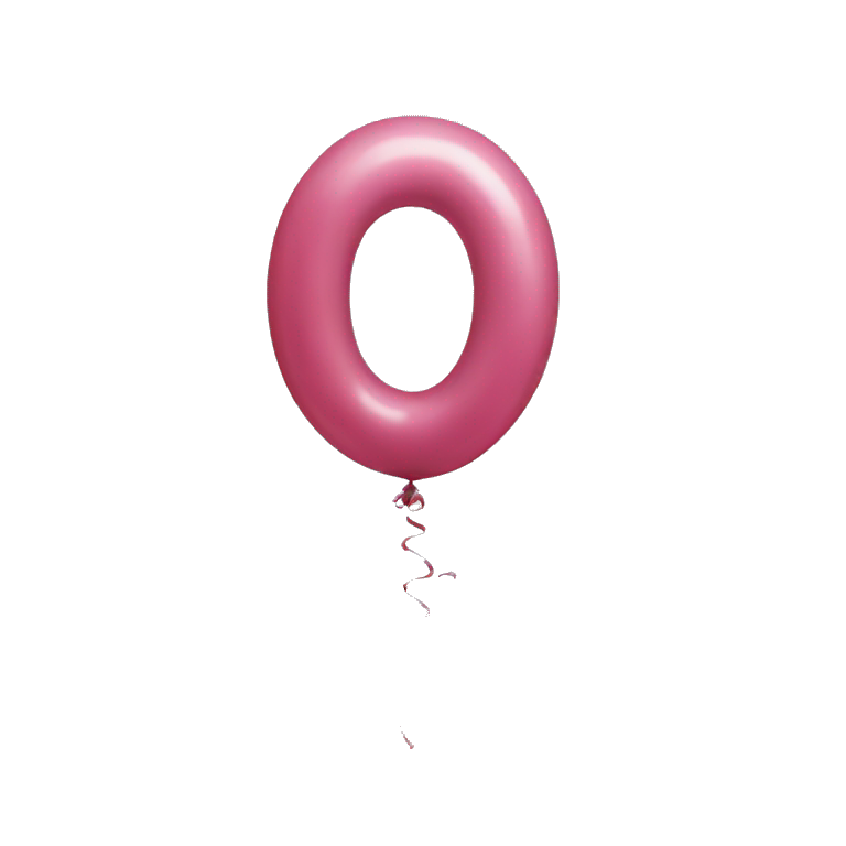 number-1-shaped-balloon emoji
