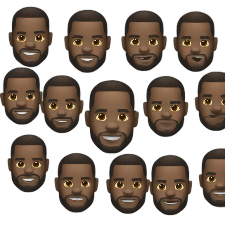 LeBron jams emoji