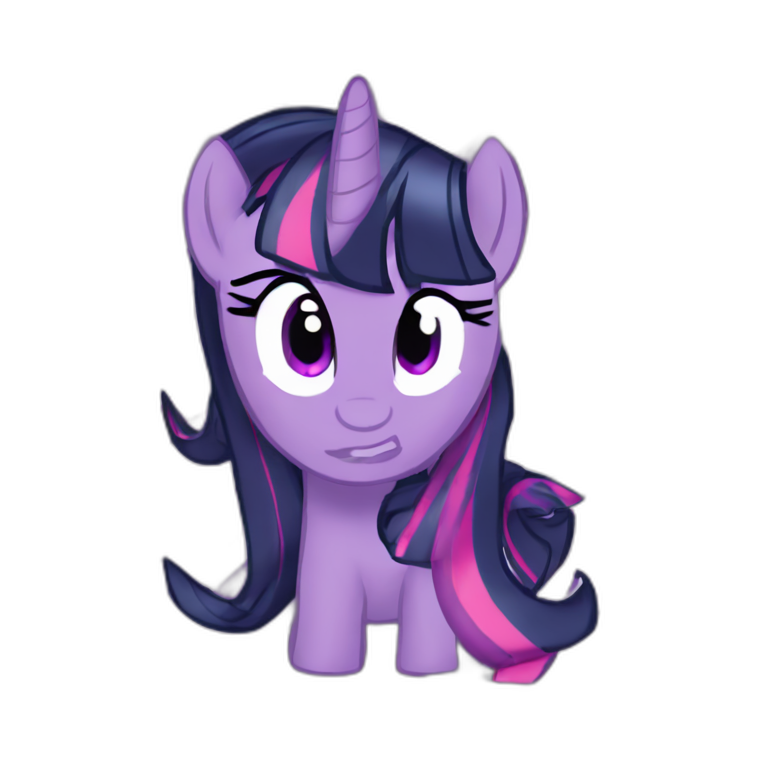 twilight sparkle pony mild panic intensifies emoji