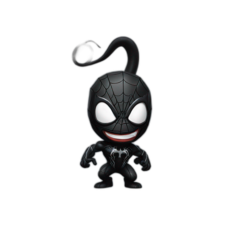 Venom in Spider-man emoji