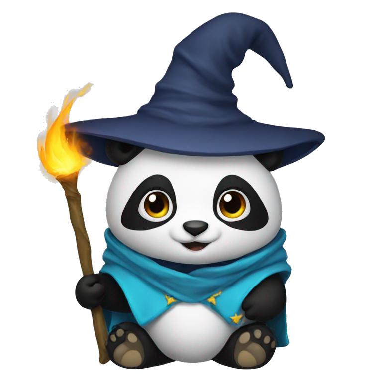 a wizard panda  emoji