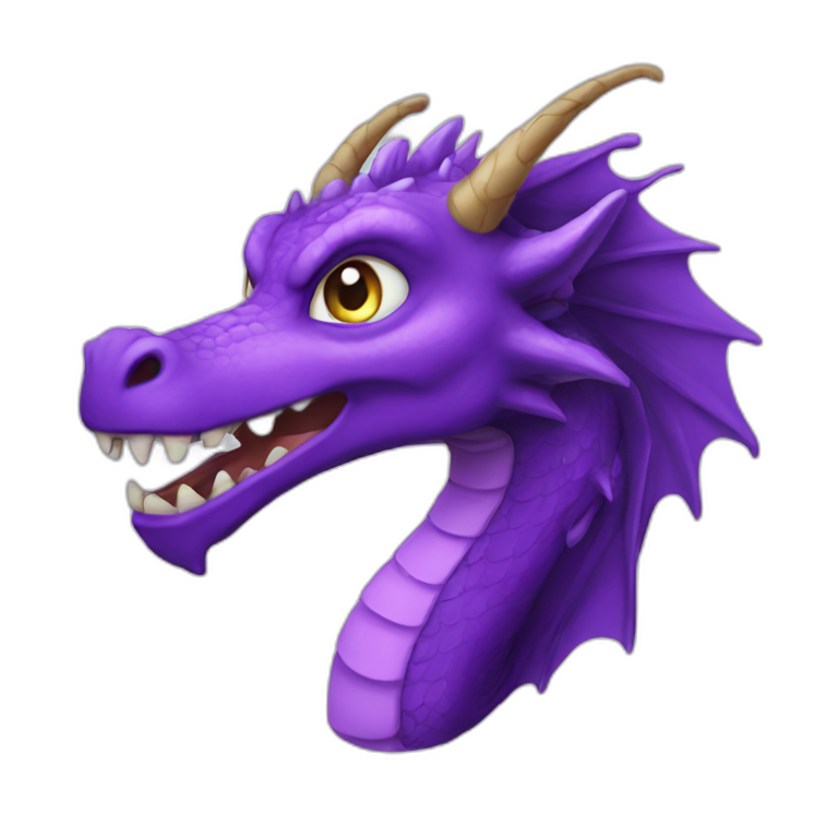 Purple Dragon emoji
