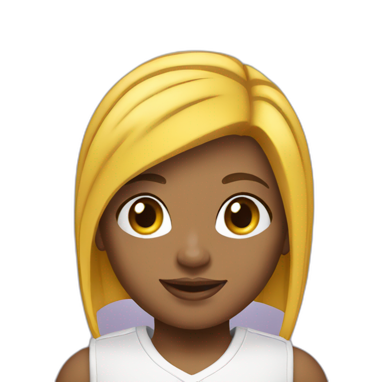 lakers girl white emoji