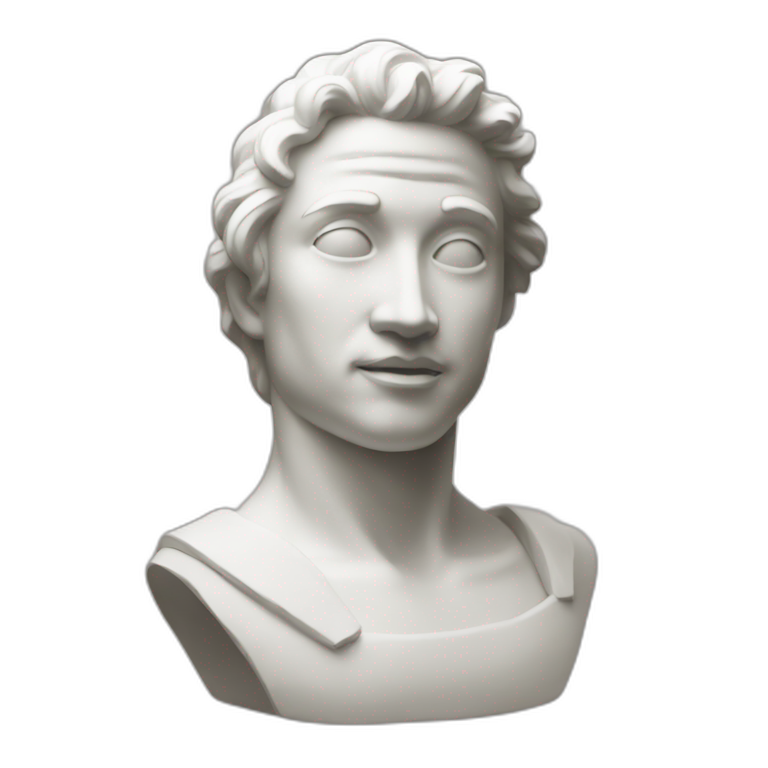plaster statue emoji