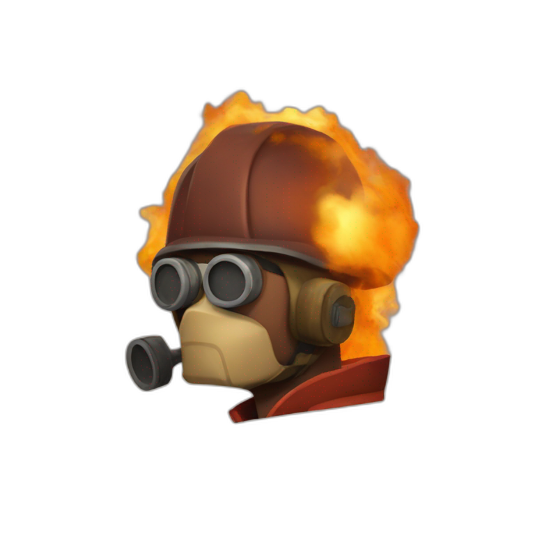 Pyro from Team fortress 2 emoji