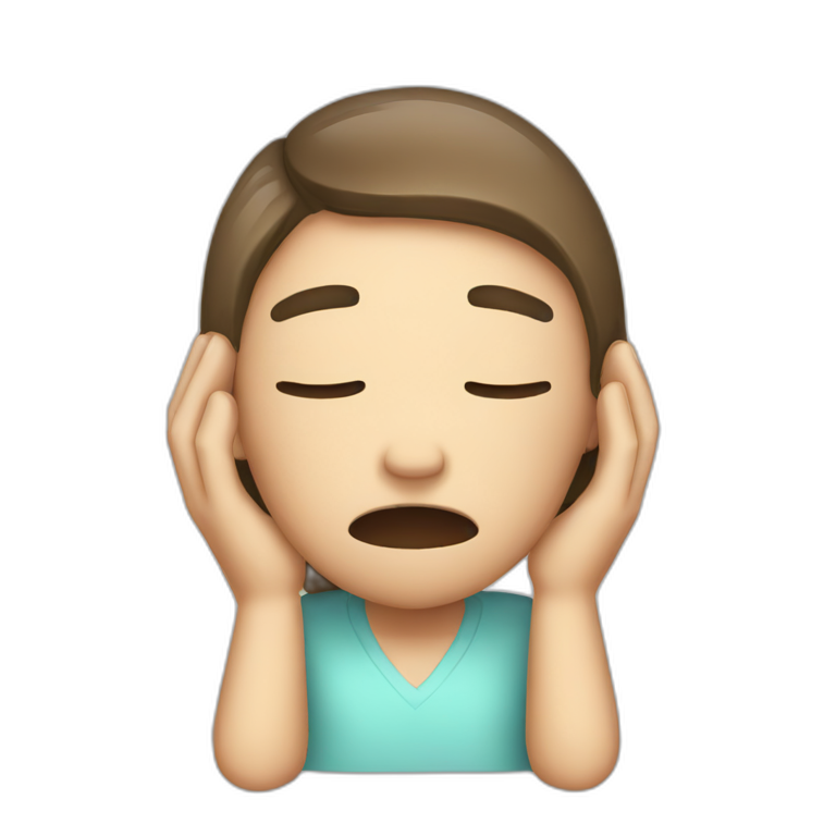 headache sick emoji