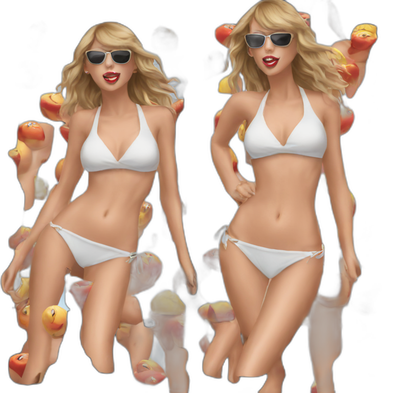 hot taylor swift thin bikini emoji