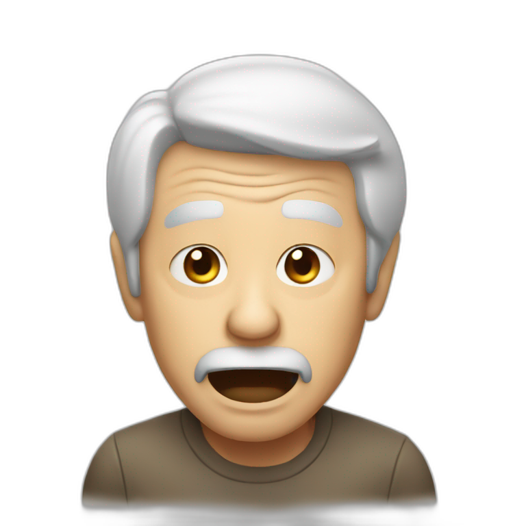 old man yells at segment emoji