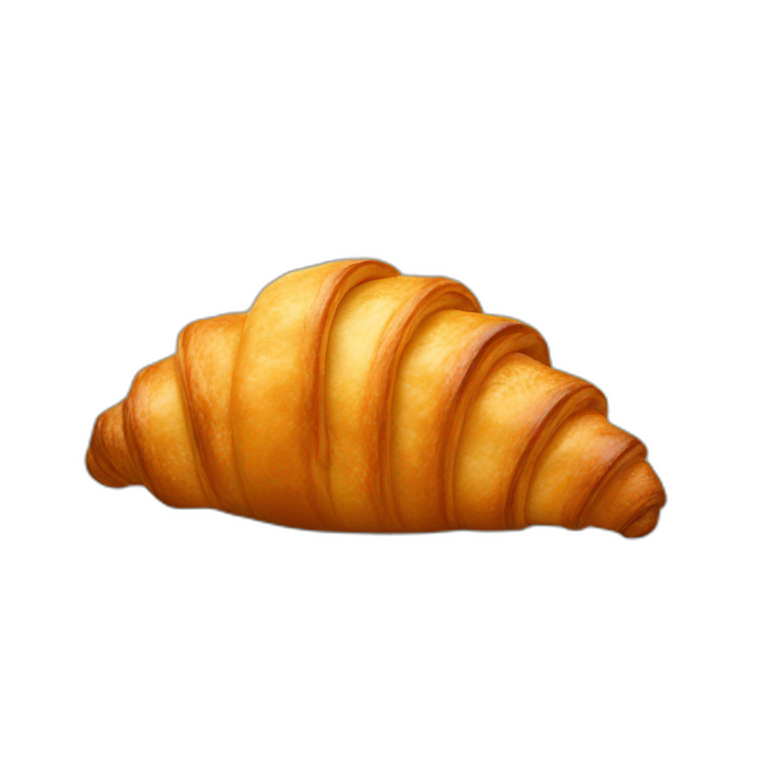 A croissant emoji
