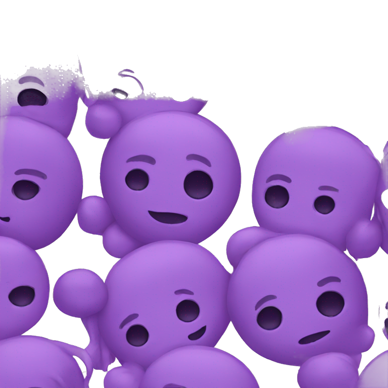 Purple emoji