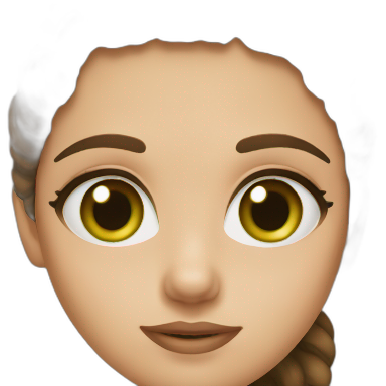 brown-hair-green-eyes-girl emoji