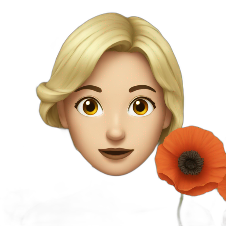 Poppy emoji