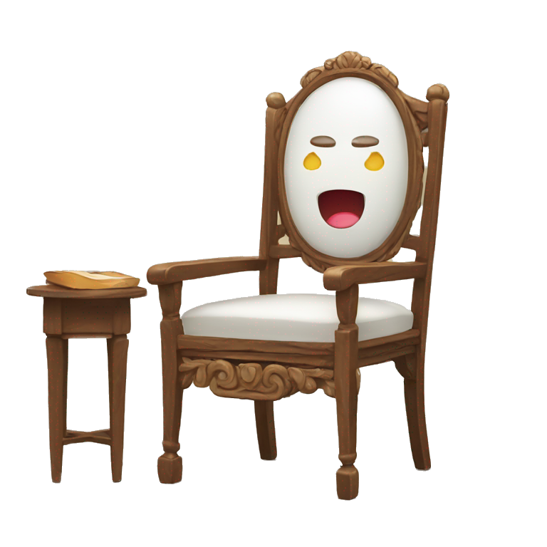 russia on chair emoji