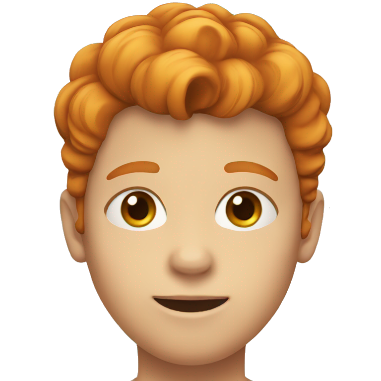ginger boy face emoji