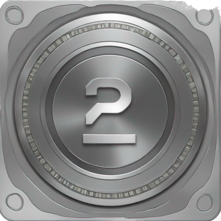 a coin with a graphics card emoji
