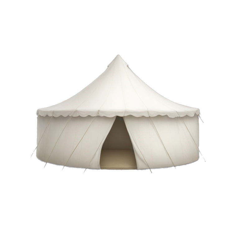  white tent closed emoji