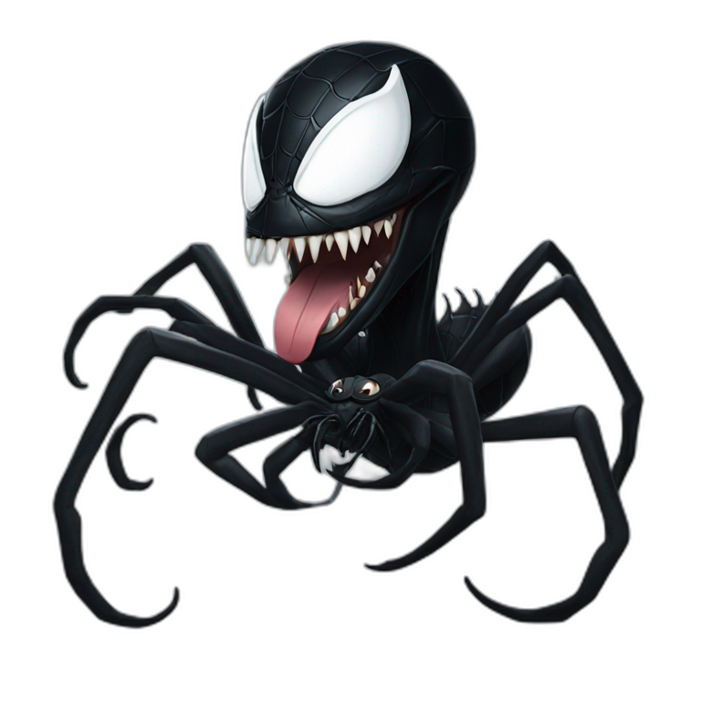 Venom from spider man emoji