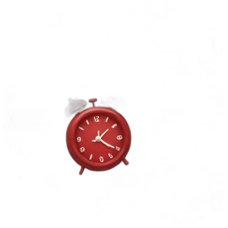 clock red emoji