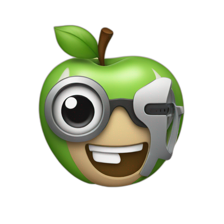 apple fan emoji