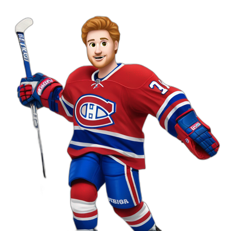Canadiens de Montréal player cole caufield emoji