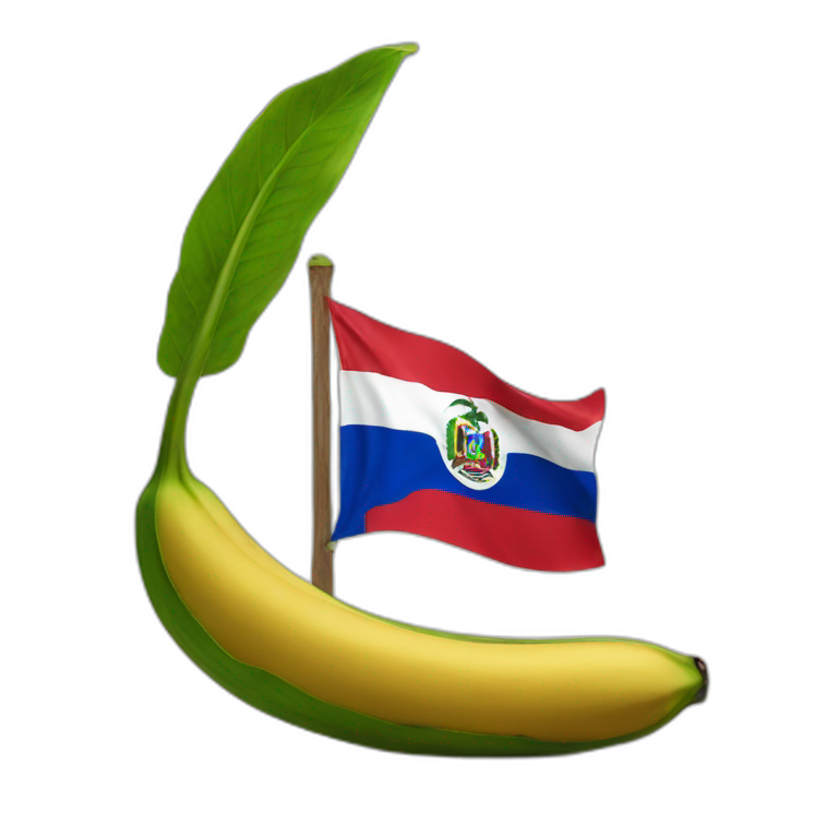 Plantain with Dominican Republic flag emoji