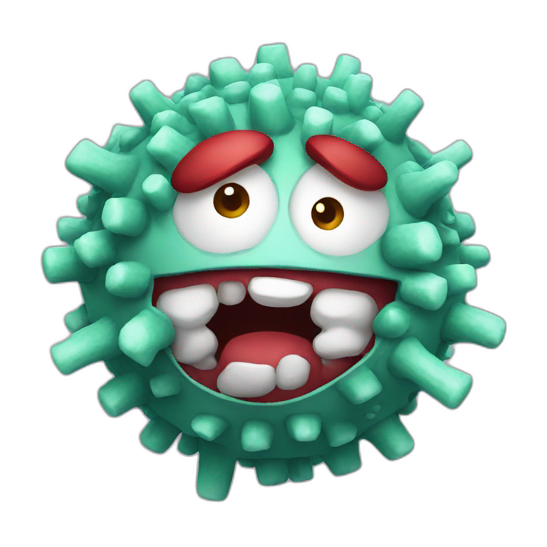 flu virus emoji