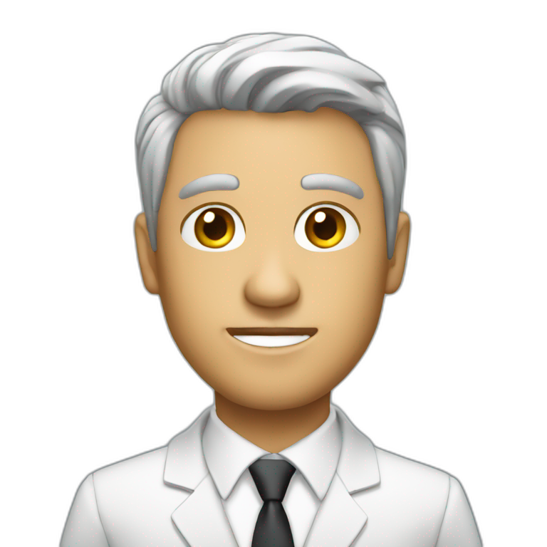 business man with a tablet emoji