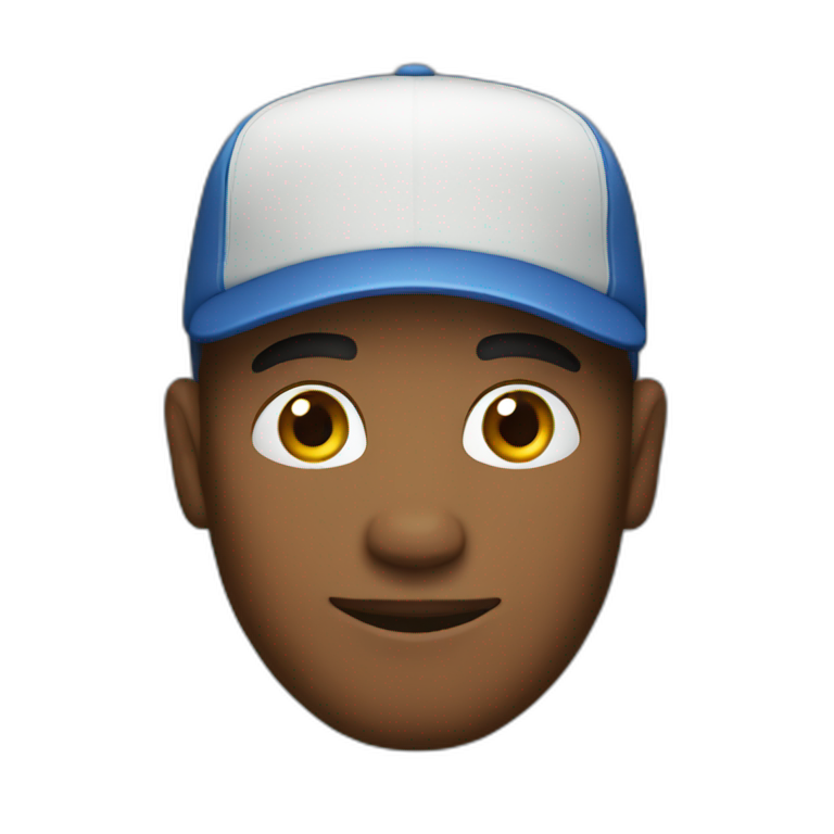 Man wearing cap emoji