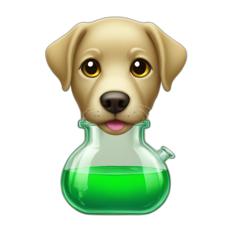 green lab flask emoji