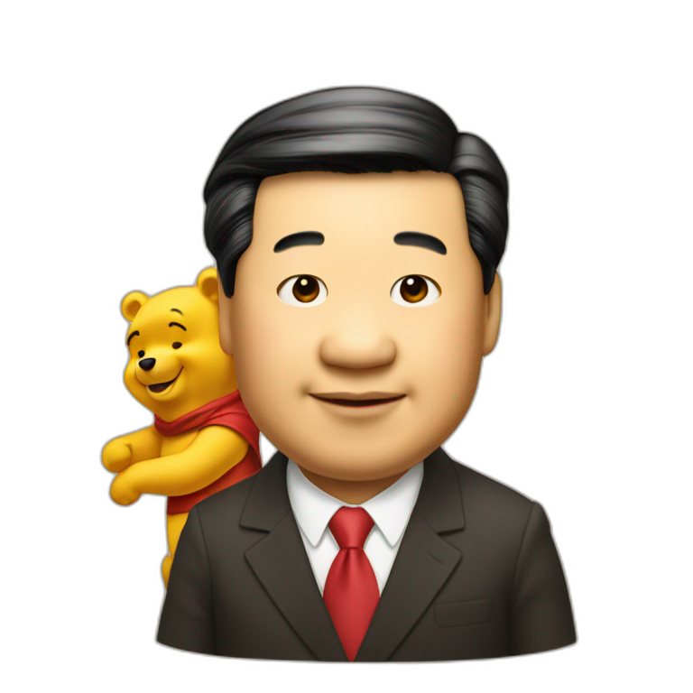 Xi jinping as Winnie the pooh emoji