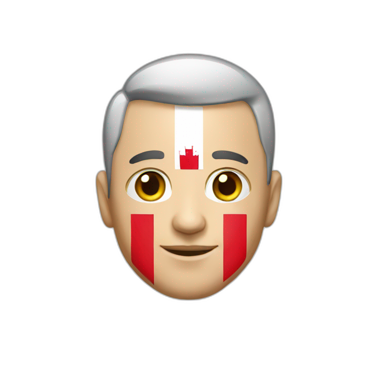 man with polish flag emoji