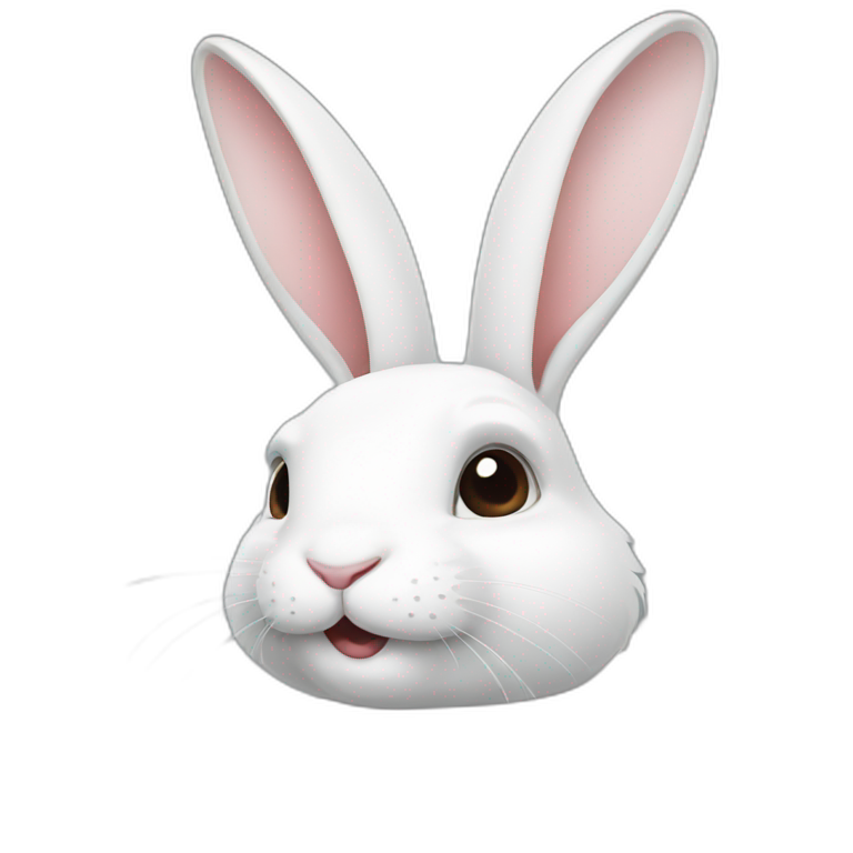 white rabbit emoji